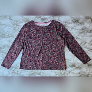 Croft And Barrow Pasley Patterned Women's Top